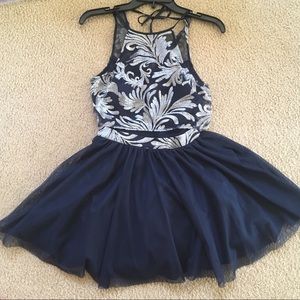 Dark blue prom/ party dress